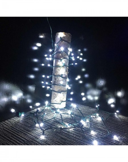 Indoor String Lights 50 Count Mini LED Christmas Lights 5MM Conical Wide Angle String Lights for Outdoor Party Decorations 12...