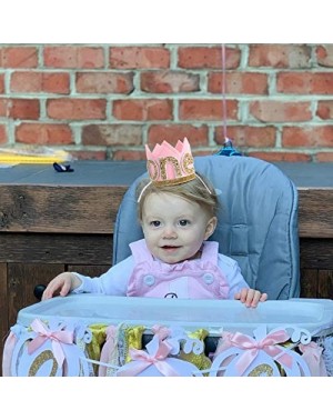 Hats 1st Birthday Baby Wearing a Crown-First Birthday Party Headband- Shiny Crown for Boys or Girls- Newborn Photography Prop...