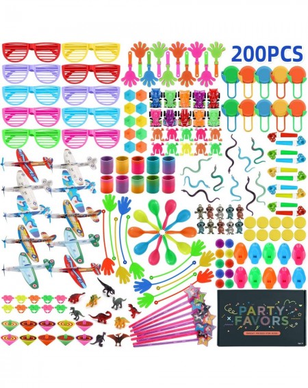 Party Favors 200pcs Birthday Party Favors for Kids Goodie Bags- Pinata Filler Toy Assortment Carnival Prizes for Kids Classro...