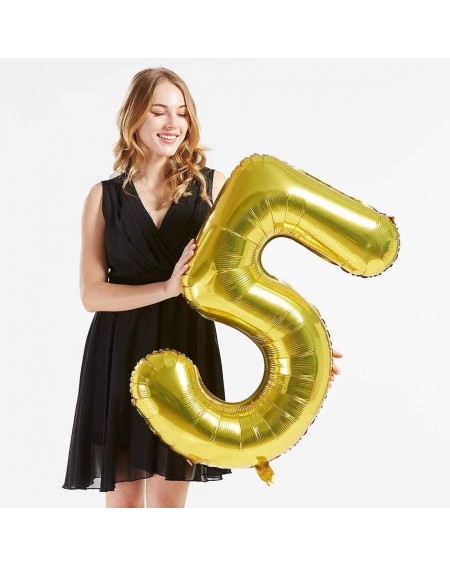 Balloons 40inch Gold Foil 58 Helium Jumbo Digital Number Balloons- 58th Birthday Decoration for Girls or Boys- sweet 58 Birth...