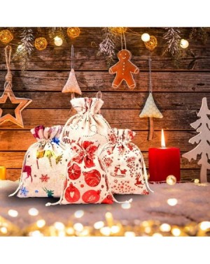 Advent Calendars Christmas Advent Calendars 2020- 24 Fabric Bags 2020 Christmas Countdown Burlap Bags with Drawstring- Fillab...
