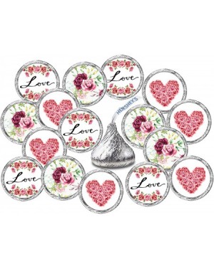 Favors 324 Wedding Roses Flowers Hershey Kiss Wedding Stickers- Chocolate Drops Labels Stickers for Weddings- Bridal Shower E...
