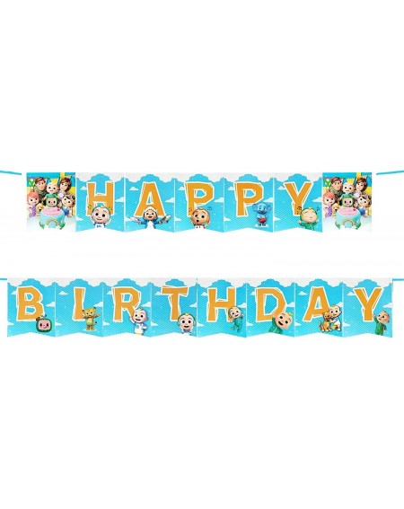 Banners 1Set Banner for Cocomelon Theme Birthday Party Supplies Decoration Favors - C219IIQS6KZ $10.16
