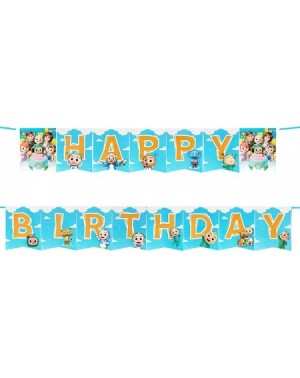 Banners 1Set Banner for Cocomelon Theme Birthday Party Supplies Decoration Favors - C219IIQS6KZ $10.16