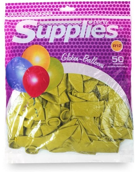 Balloons Party Supplies- 12 Inches Solid Latex Balloons- 50 Pack- Apple Green - Apple Green - CI12FHSAFPP $12.59