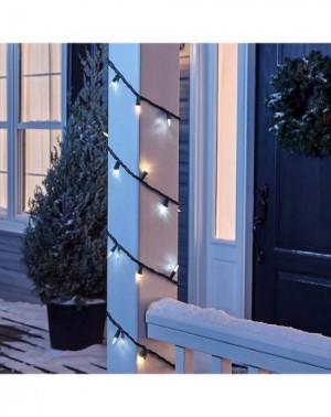 Outdoor String Lights Premium Mini LED Christmas Lights - 70 Warm & Pure White String Lights - Indoor & Outdoor - 23.6-Foot S...
