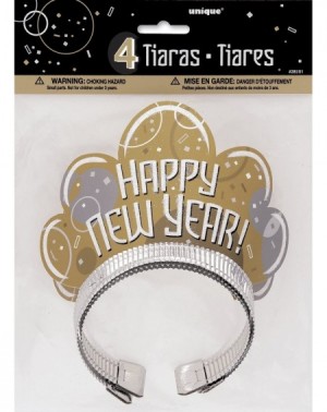 Tablecovers Bubbly New Years Tiaras- 4ct - CS11B878TS1 $16.39