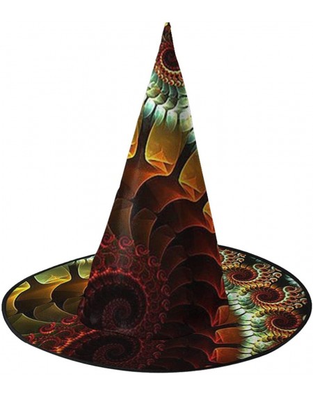 Party Hats Strong Fire Flames Background Printed Halloween Hat Unisex 2020 Witch Hats Costume Accessory Cosplay Party Favors ...