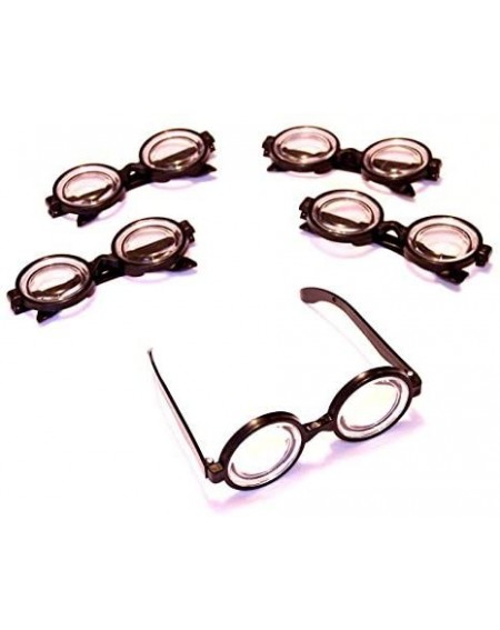 Party Packs Round Frame Nerd Wizard Glasses Party Favor Round Rimmed Glasses - Great Accessory For Wizard Harry Potter Costum...