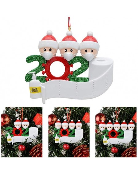 Ornaments 2020 Christmas Ornament Quarantine Personalized Survived Family of Ornament 2-5 Family Members-Customized Christmas...
