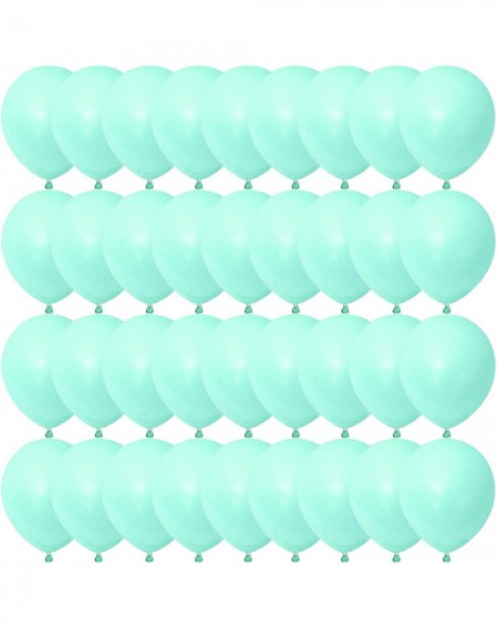 Balloons 100pcs Pastel Latex Mint Balloons 10 inches Macaroon Candy Matte Thick Pack Bulk Macaron Balloon for Engagement Birt...