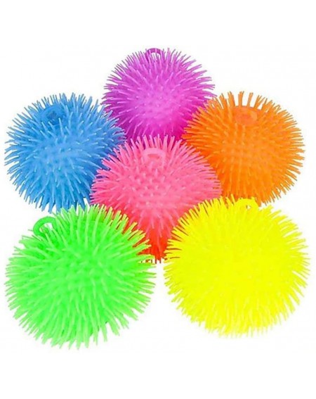 Party Favors Jumbo Puffer Ball - 9 inches Cool and Colorful Assorted Jumbo Puffer Squeeze Balls - Pack of 6 - Great Party Giv...