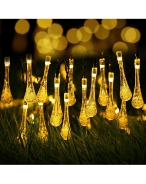 Outdoor String Lights Solar String Lights Outdoor Waterproof Decorative Warm White Camping Rope Lights Weatherproof for Outsi...