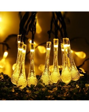 Outdoor String Lights Solar String Lights Outdoor Waterproof Decorative Warm White Camping Rope Lights Weatherproof for Outsi...