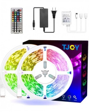 Rope Lights 50ft LED Strip Lights- Superior RGB 5050 LED- Rope Lights Strip with 44 Key IR Remote for Ceiling- Room- TV- Cupb...
