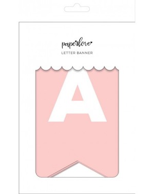 Banners & Garlands Paper Love - Colorful Letter Banner - Pink (Ballet) - CJ12O3IC32L $10.59