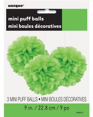 Tissue Pom Poms 9" Small Lime Green Tissue Paper Pom Poms- 3ct - Lime Green - CQ12O5SGWG4 $6.44