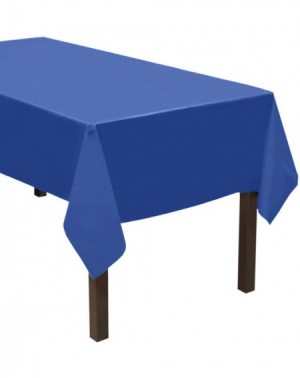 Sky Lanterns Heavy Duty Rectangle Plastic Table Cover Available in 24 Colors- 54 x 108- 3-Count- Royal Blue - Royal Blue - CI...