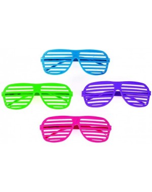 Party Favors Shutter Shades (1 Dozen) Apparel Accessories- Eyewear- Novelty Glasses - 12-pair - CT11GXR3SGJ $9.65