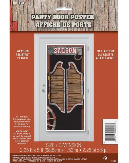 Favors Plastic Rodeo Western Door Poster- 60" x 27 - CZ12CM6VVHR $8.79