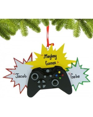 Ornaments Personalized Video Gamer Christmas Tree Ornament 2020 - Black Psd Controller Playing Child Boy Joystick Computer TV...