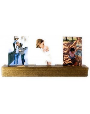 Place Cards & Place Card Holders Handcrafted 17-Inch Farmhouse Photo Stand Made with Solid Hand-Stained Poplar Wood by NJ Max...