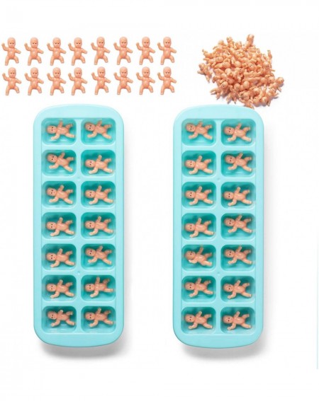 Favors My Water Broke 36 Pieces of 1.2 Dolls and 2 Pieces of 14 grids Baby Shower Ice Cube Game (Latin) - Latin - C918QMX94IO...