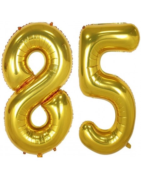 Balloons 40inch Gold Foil 85 Helium Jumbo Digital Number Balloons- 85th Birthday Decoration for Girls or Boys- sweet 85 Birth...