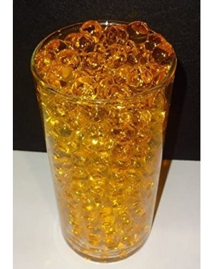 Centerpieces Water Gel Deco Beads (Butterscotch Gold) Create Custom Centerpiece Vase Fillers - CZ127Y698HZ $10.08