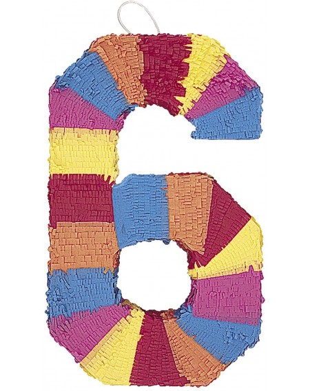 Piñatas Multicolor Number 6 Pinata - C5111ZJI3JR $62.52