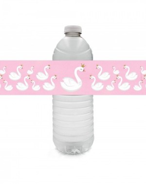 Favors Swan Birthday Water Bottle Labels - 24 Stickers - C118YREZODO $9.95