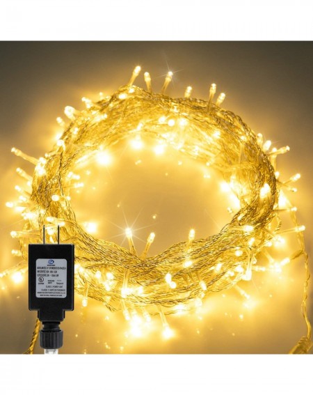 Indoor String Lights 66FT 200 LED Christmas Tree Lights- Twinkle Fairy Lights String in Clear Wire for Indoor Bedroom Outdoor...