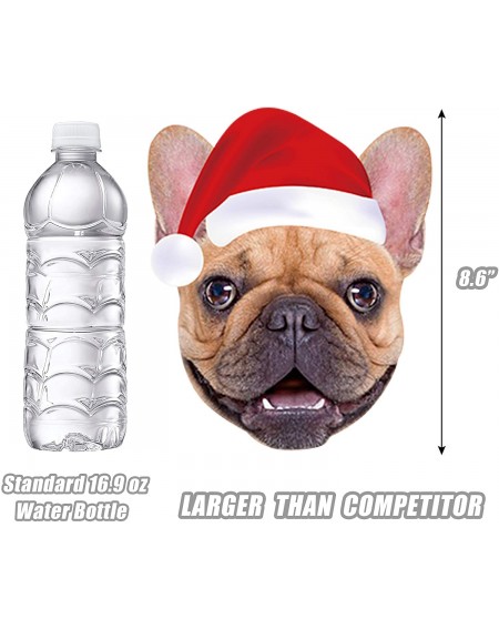 Banners & Garlands French Bulldog Christmas Garland- Dog Face Christmas Hanging Decorations - French Bulldog Xmas Garland - C...