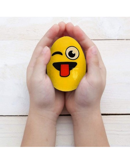 Party Favors Emoticon Surprise Eggs - Pack of 48-2.5 Inch Plastic Egg Emoji for Easter Basket Fillers- Treasure Chest Stuffer...