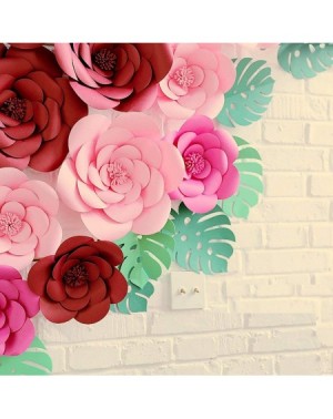 Tissue Pom Poms 2pcs 16inch Paper Flower Backdrop Decoration Giant Party Paper Flower Wedding Rose Flower Wall Backdrop DIY P...
