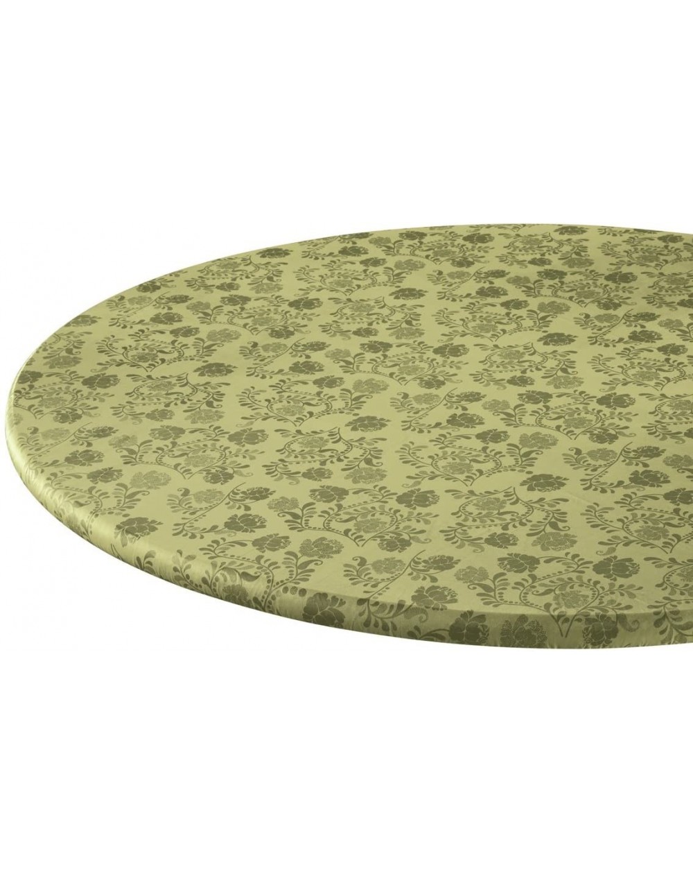 Tablecovers The Kathleen Vinyl Elasticized Table Cover by HSKTM 40" - 44" Dia. Round - CA189XALX6M $21.52
