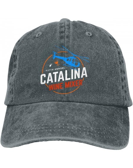 Hats Catalina Wine Mixer Unisex Classic Comfortable Cap Adjustable Hiking Hat - Deep Heather - C119EEEKE6R $34.21
