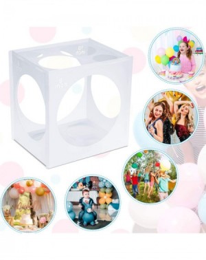 Balloons 11 Holes Collapsible Plastic Balloon Sizer Cube Box Balloon Measurement Tool for for Birthday Wedding Party Balloon ...