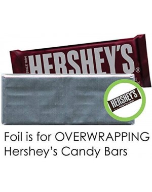 Favors Fuschia Shiny Candy Bar Wrapper Foil Sheets for Over Wrapping Hershey's Chocolate Bars - 40 Sheets - CF18WSQR99R $11.12