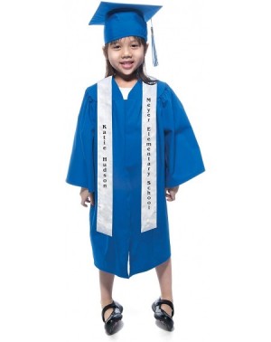 Favors White Custom Preschool/Kindergarten Graduation Sash - White - CM18QEIQTEX $14.49