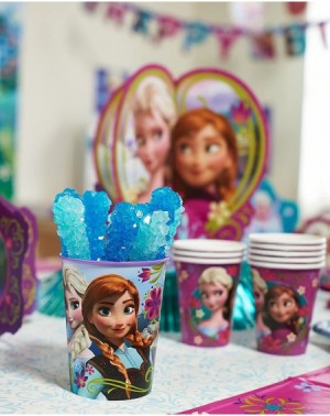 Party Tableware Disney's Frozen 16 oz Souvenir Plastic Party Cup - CU11KCEBDQL $10.65