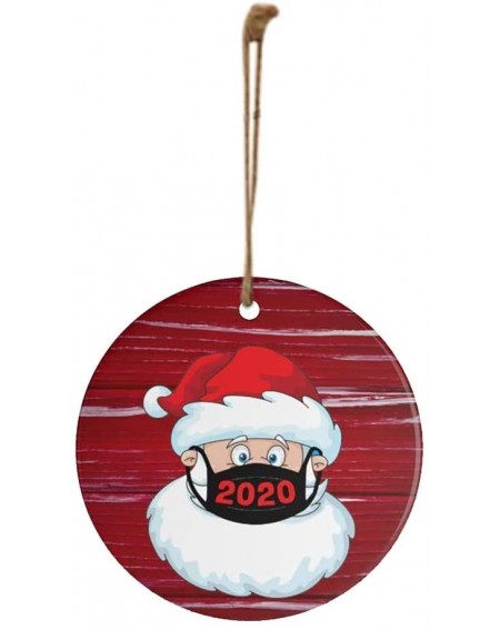 Ornaments 2020 Christmas Holiday Decorations Hanging Christmas Santa Pendant Personalized Family of Ornament (10PCS -Red 2- 2...