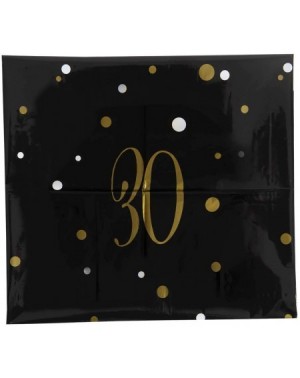 Tablecovers 30th Birthday Table Cloth Covers- 2-Pack Plastic Tablecloths for Rectangle Tables 30 Years Party Decorations Supp...