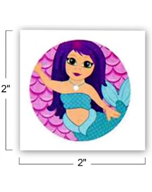 Party Favors Mermaid Temporary Tattoos for Kids - Bulk Pack of 144 Tattoos in Assorted Mermaid Designs- Non-Toxic 2 Inch Tats...