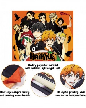 Banners Haikyuu!! Photography Backdrop- Anime Teens Kids Party Supplies Room Wall Hanging Decoration Photo Background Theme B...