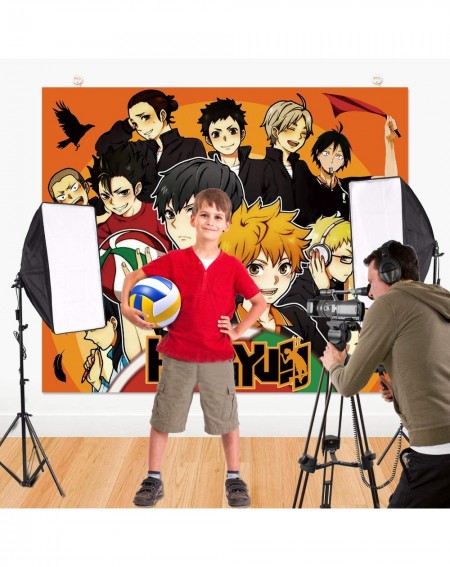 Banners Haikyuu!! Photography Backdrop- Anime Teens Kids Party Supplies Room Wall Hanging Decoration Photo Background Theme B...