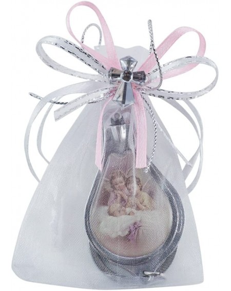 Favors 12 Pcs Baptism Keychain with Nail Clipper and Opener Party Favors for Girl -Bautizo Recuerdos/Baby Angel Design in Dec...
