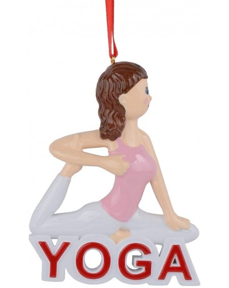 Ornaments Personalized Yoga Girl Christmas Ornament for Tree 2018 - Free Customization - Yoga - C518LKMYOG2 $24.27