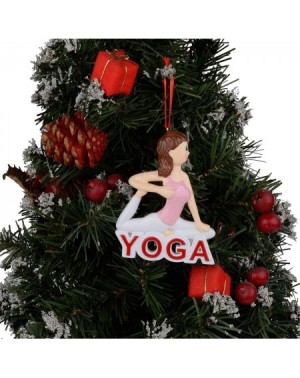 Ornaments Personalized Yoga Girl Christmas Ornament for Tree 2018 - Free Customization - Yoga - C518LKMYOG2 $14.96
