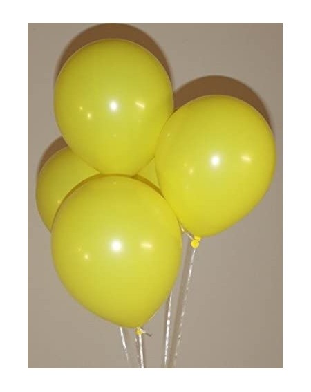 Balloons 12" Latex Balloons- (100 Count) Yellow - Yellow - CV12LS9W7DL $10.70
